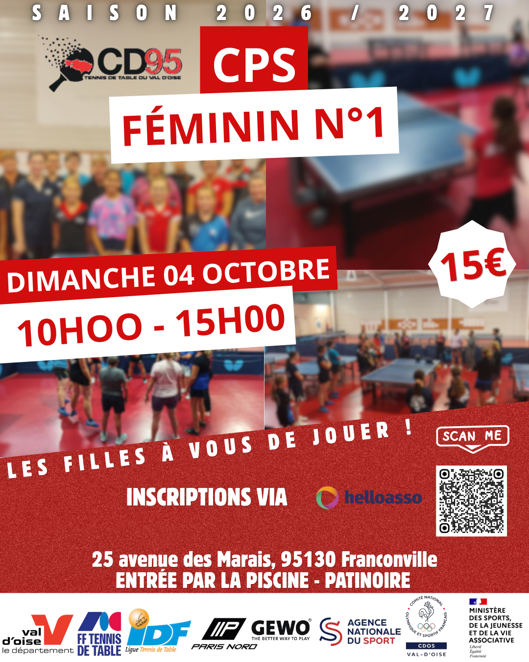 Affiche CPS FEMININ N1-26-27