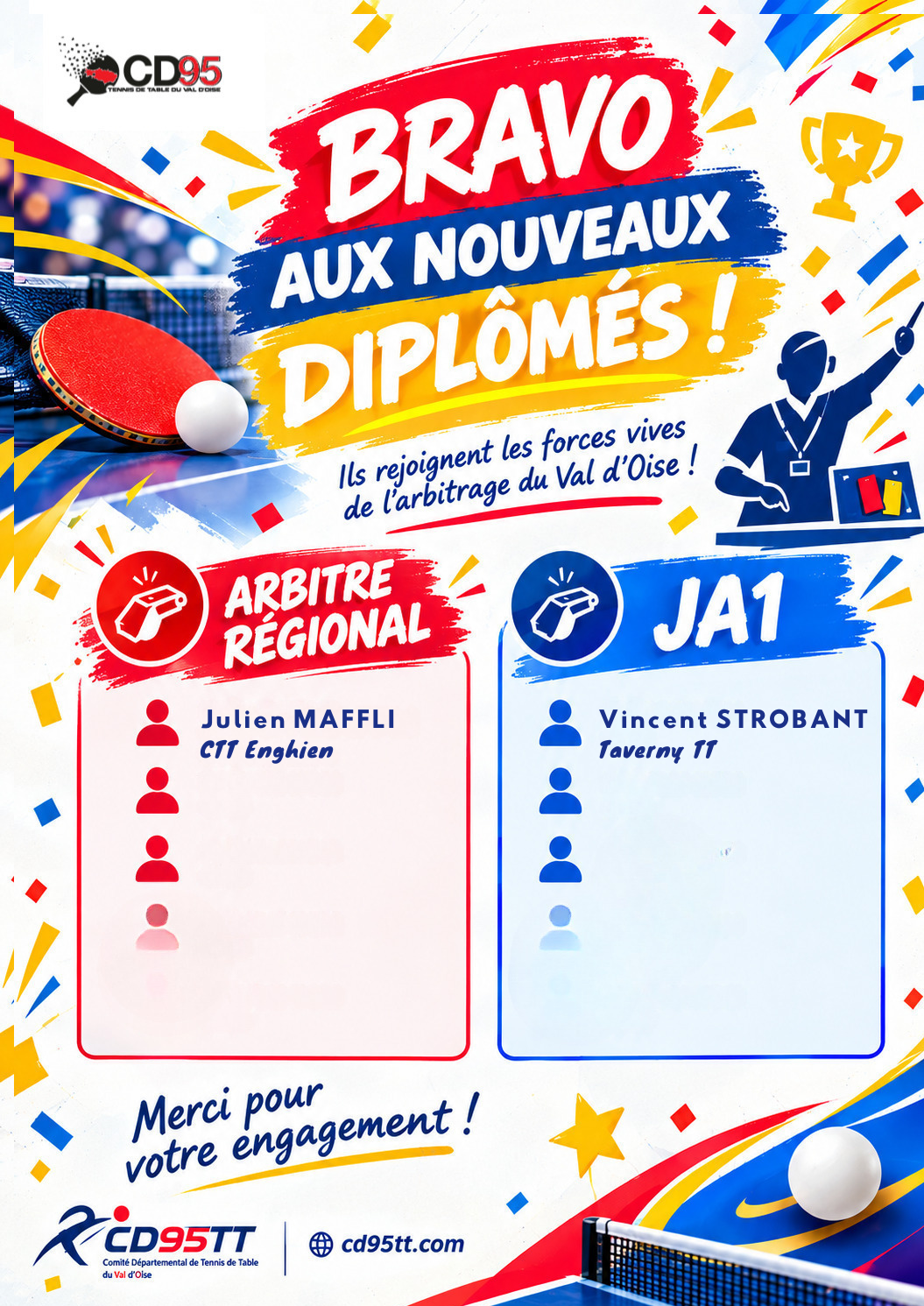 Felicitation_nouveaux recus Arbitrage_19-09-26